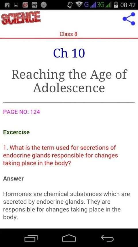 Class 8 Science Ncert Solution 3 تصوير الشاشة