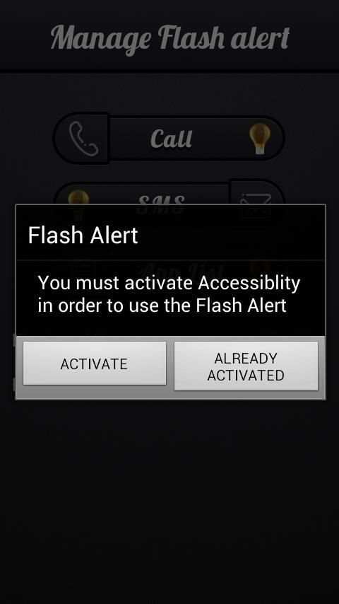 Flash Alert : Flashlight स्क्रीनशॉट 6