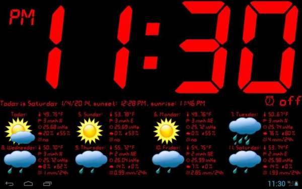 Tablet Clock screenshot 12