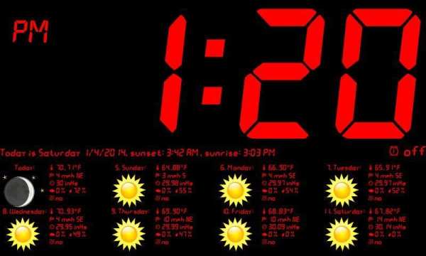 Tablet Clock screenshot 20