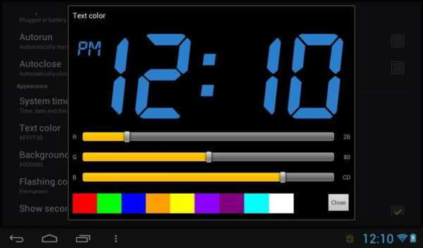 Tablet Clock screenshot 1