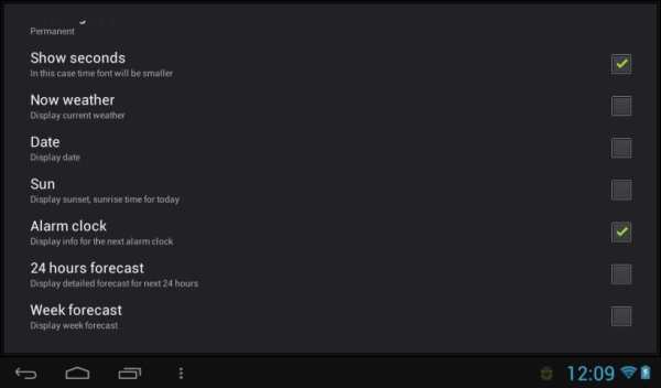 Tablet Clock screenshot 2