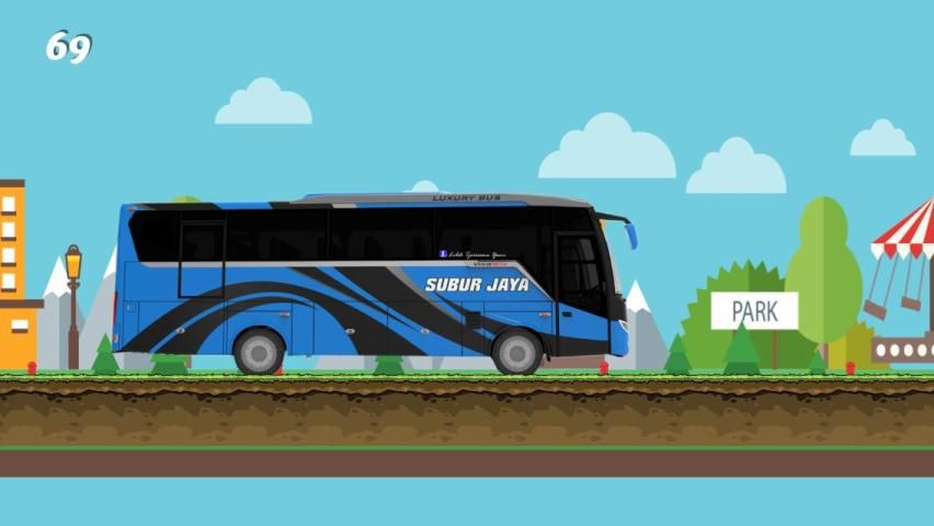 Subur Jaya Bus Game 2 تصوير الشاشة