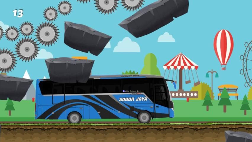 Subur Jaya Bus Game 4 تصوير الشاشة