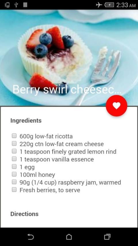 Low Fat Cake Recipes 5 تصوير الشاشة
