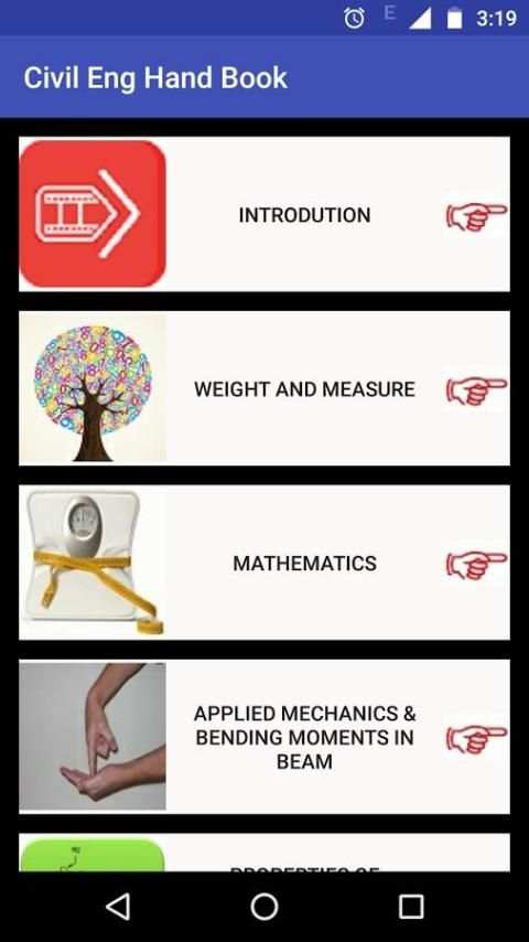 Civil Engineering Hand Book screenshot 1