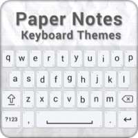 Paper Notes Keyboard Theme