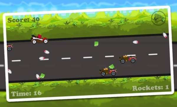 Angry Racing Bird PRO screenshot 1