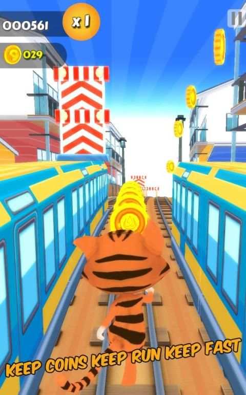 Subway Cat Run Surf - Dash скриншот 1