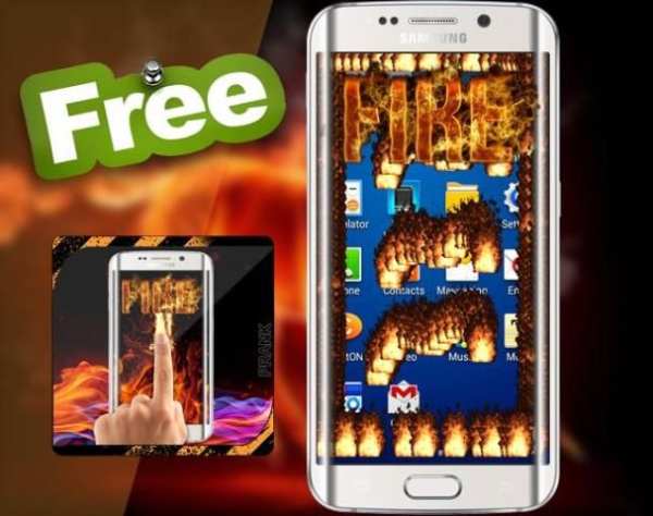 Amazing Fire Screen Prank 2 تصوير الشاشة