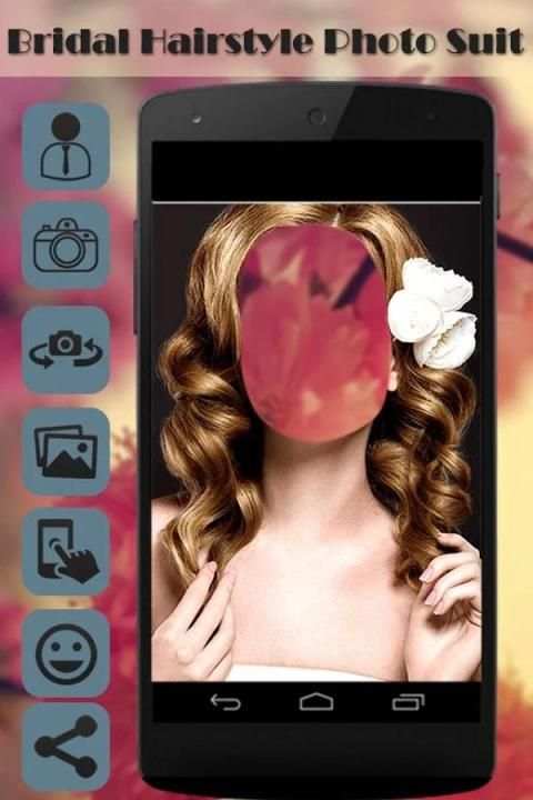 Bridal Hairstyle Photo Suit screenshot 4