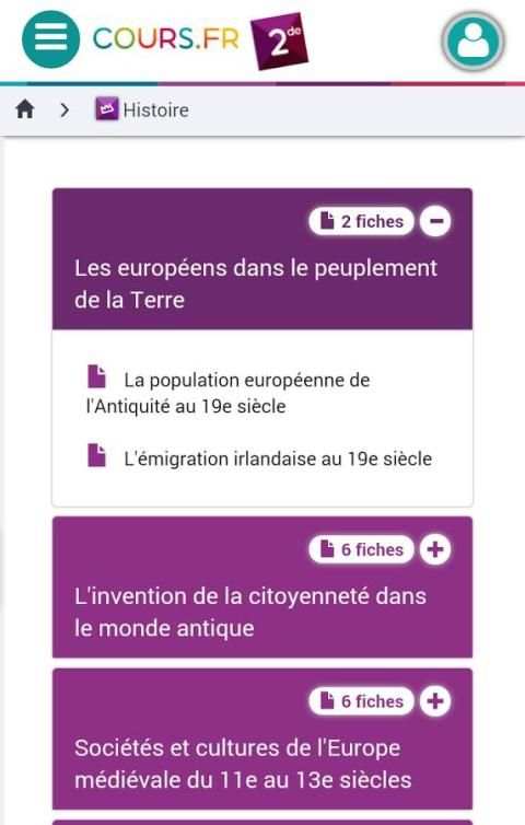 Cours.fr 2nde screenshot 3