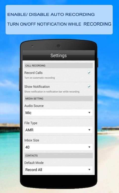 Call Recorder 2016 screenshot 1