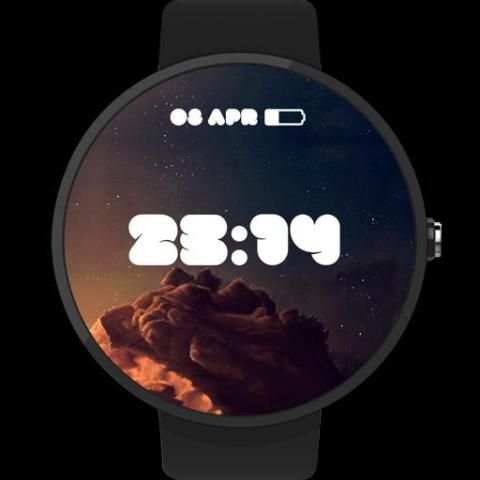 Clodo Android Wear Watch Face 1 تصوير الشاشة