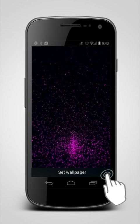 Glitter Video Lwp Wallpaper 2 تصوير الشاشة