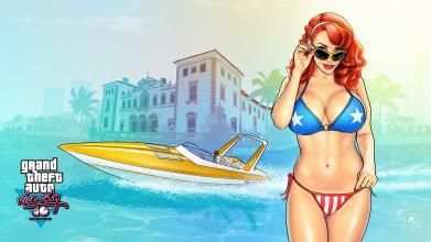 GTA Grand Theft Auto Vice City Launcher Theme HD screenshot 1