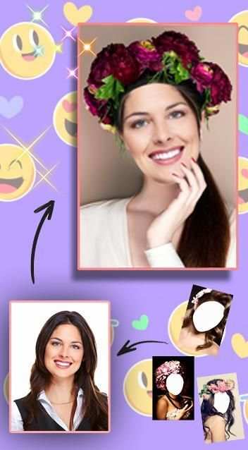 Collage Filters Flower Crown 2 تصوير الشاشة