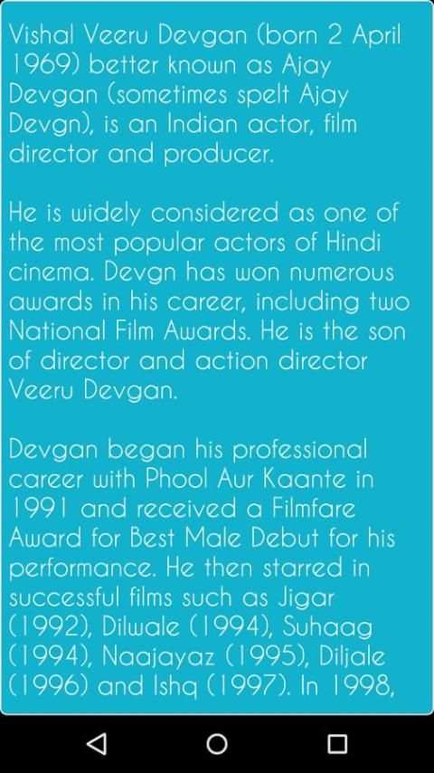 Ajay Devgan App screenshot 5