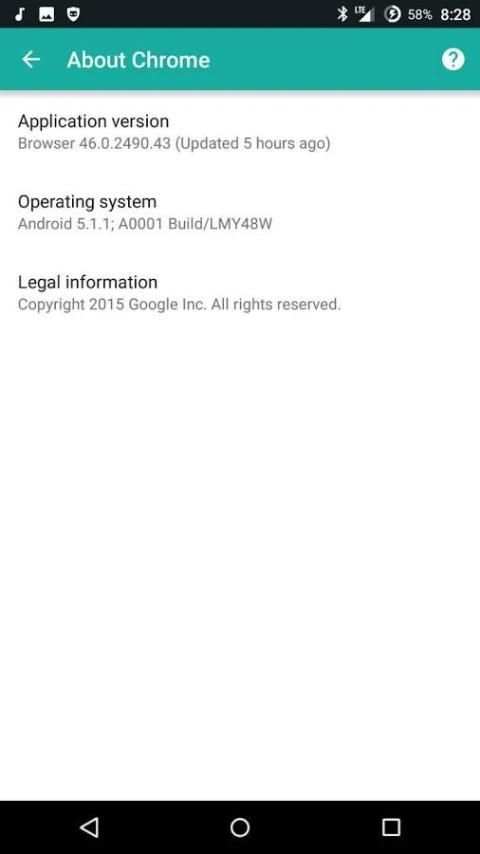 CAF Chromium screenshot 2