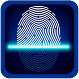 Fingerprint app Lock simulated