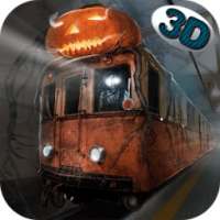 Spooky Halloween Train Driving