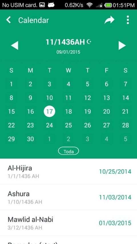 Kalender Islam screenshot 2