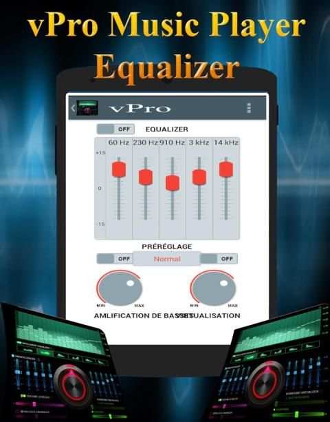 vPro Music Player Equalizer 4 تصوير الشاشة