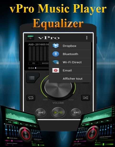 vPro Music Player Equalizer 3 تصوير الشاشة
