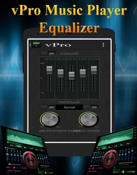 vPro Music Player Equalizer 6 تصوير الشاشة