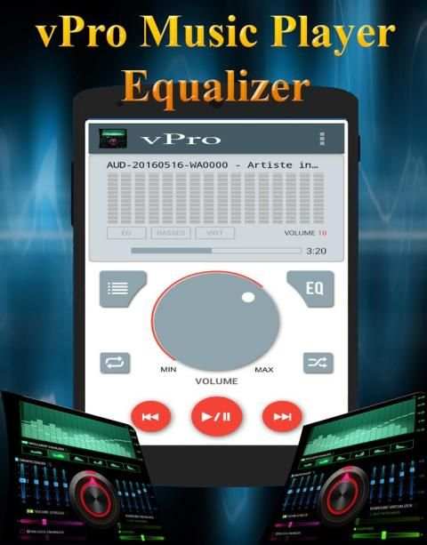 vPro Music Player Equalizer 5 تصوير الشاشة