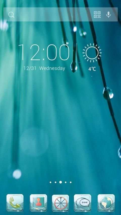 Water Glass-Solo Theme screenshot 1