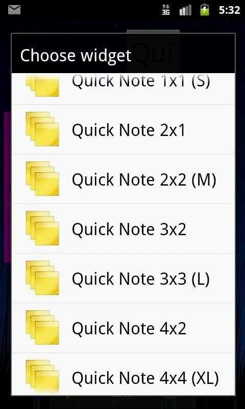 Quick Note sticky note widget 4 تصوير الشاشة