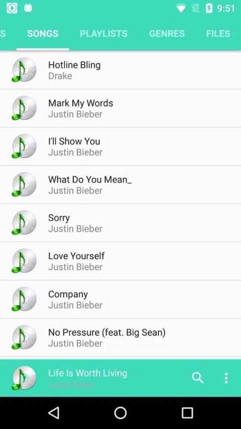 Mp3 Player 5 تصوير الشاشة