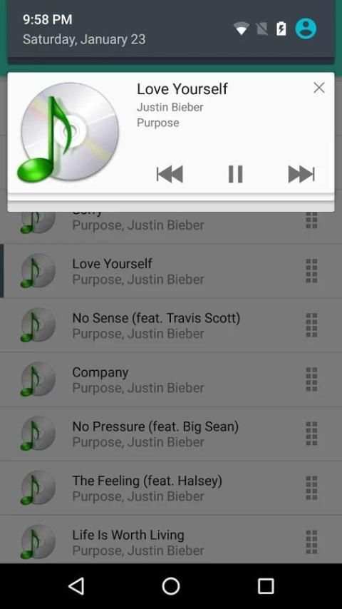 Mp3 Player 8 تصوير الشاشة