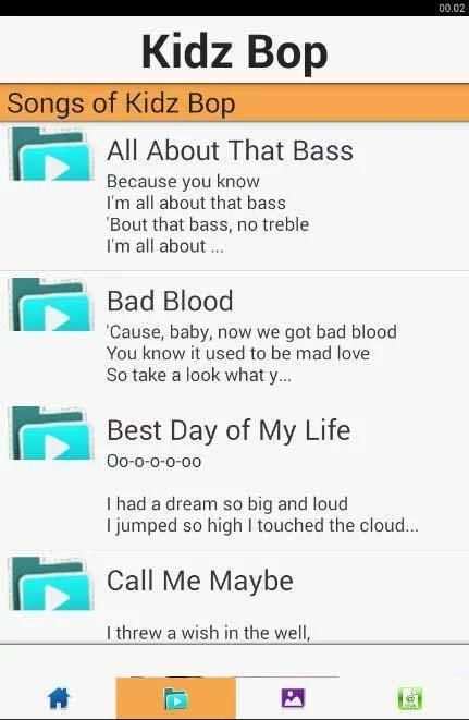 Kidz Bop Songs screenshot 1
