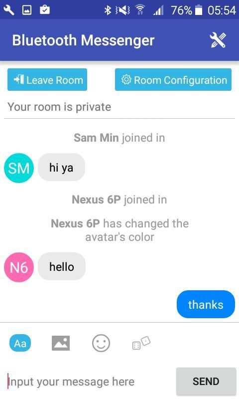 Bluetooth Messenger screenshot 5