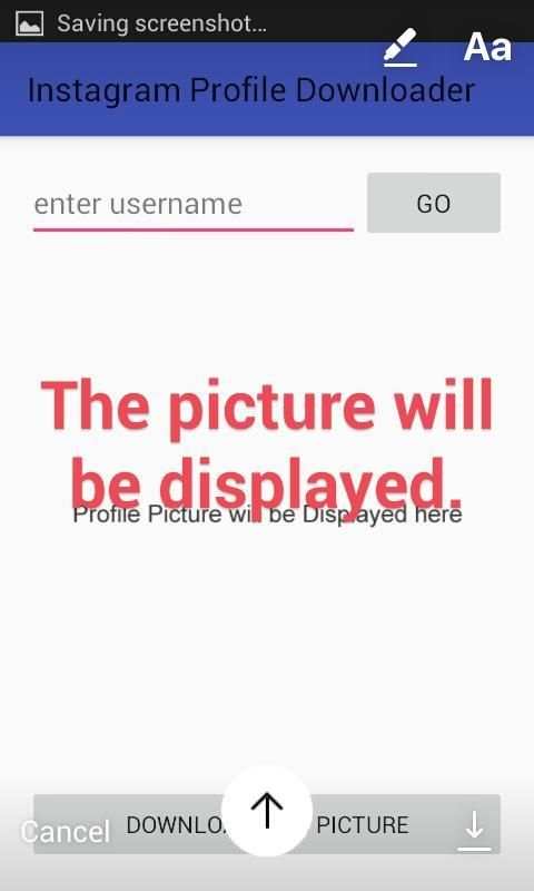 Insta Profile Downloader screenshot 1