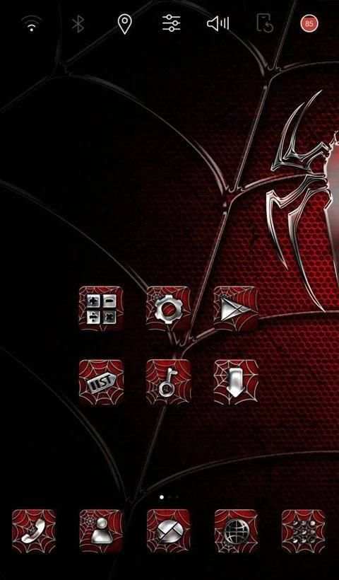 Red Spider2 Launcher theme screenshot 4