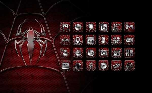 Red Spider2 Launcher theme screenshot 6