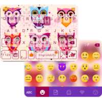 Cute Owls For Emoji iKeyboard