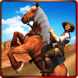 Texas Wild Horse Race 3D أيقونة