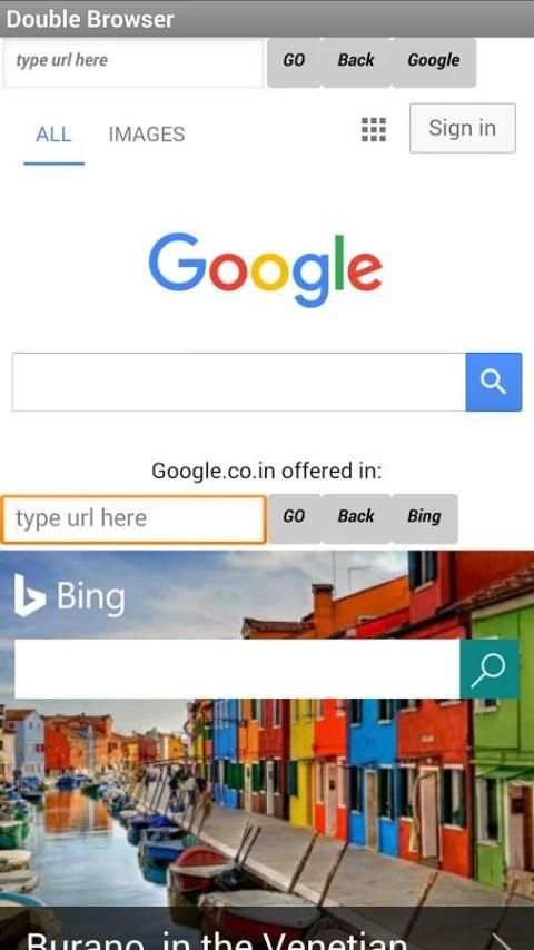 Double Parallel Browser screenshot 2