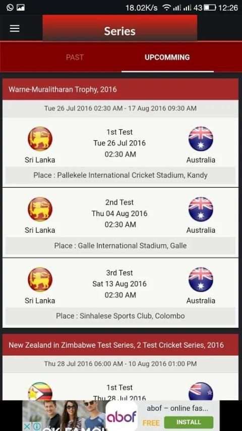Cricket Buzz - live score fast screenshot 3