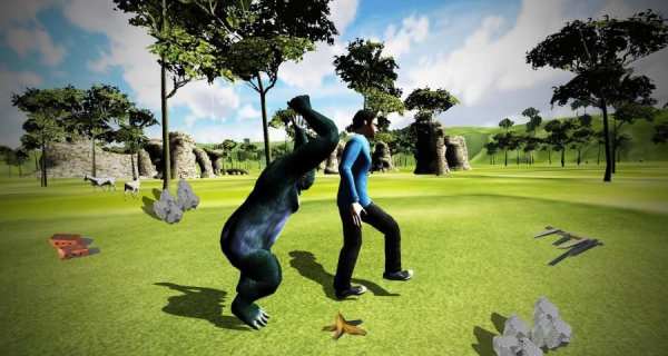 Angry Gorilla Escape Simulator स्क्रीनशॉट 1
