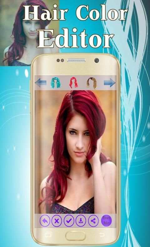 Hair Color Changer Make up screenshot 3