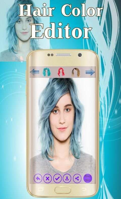 Hair Color Changer Make up screenshot 2