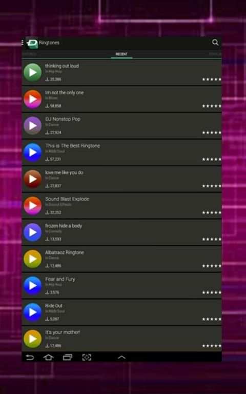 Wallpapers Ringtones For ZEDGE 4 تصوير الشاشة