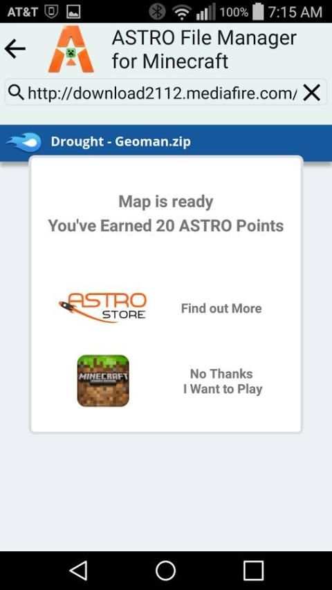 ASTRO File Manager for MCPE 5 تصوير الشاشة