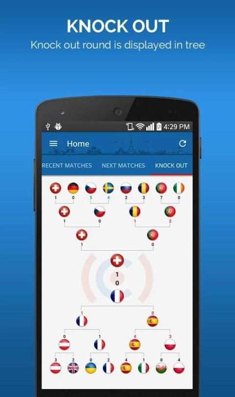 Euro 2016 Live Score स्क्रीनशॉट 6