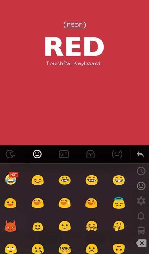 Special Red Keyboard Theme скриншот 4
